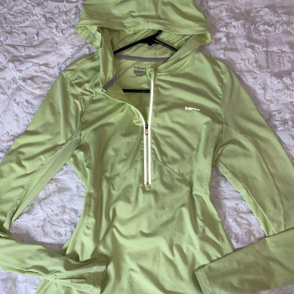Lime Green Reflective Top